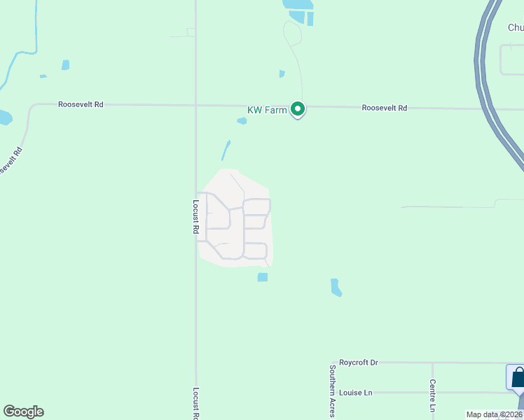 map of restaurants, bars, coffee shops, grocery stores, and more near 62430 Locust Road in South Bend