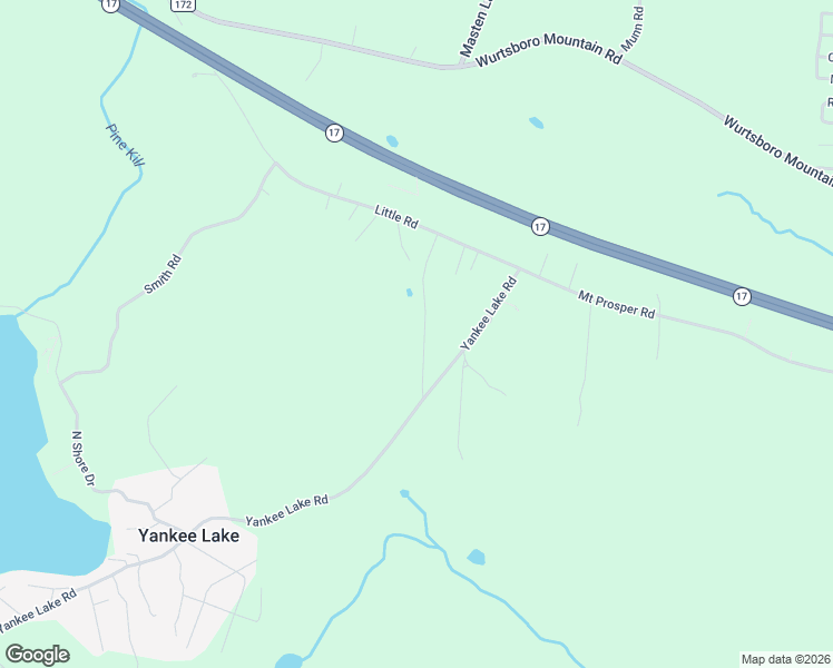 map of restaurants, bars, coffee shops, grocery stores, and more near 37 Little Road in Wurtsboro