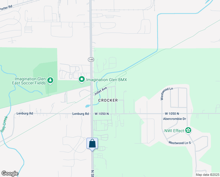 map of restaurants, bars, coffee shops, grocery stores, and more near 1758 Tower Street in Chesterton
