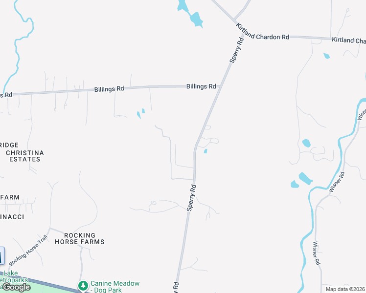 map of restaurants, bars, coffee shops, grocery stores, and more near 10386 Sperry Road in Kirtland