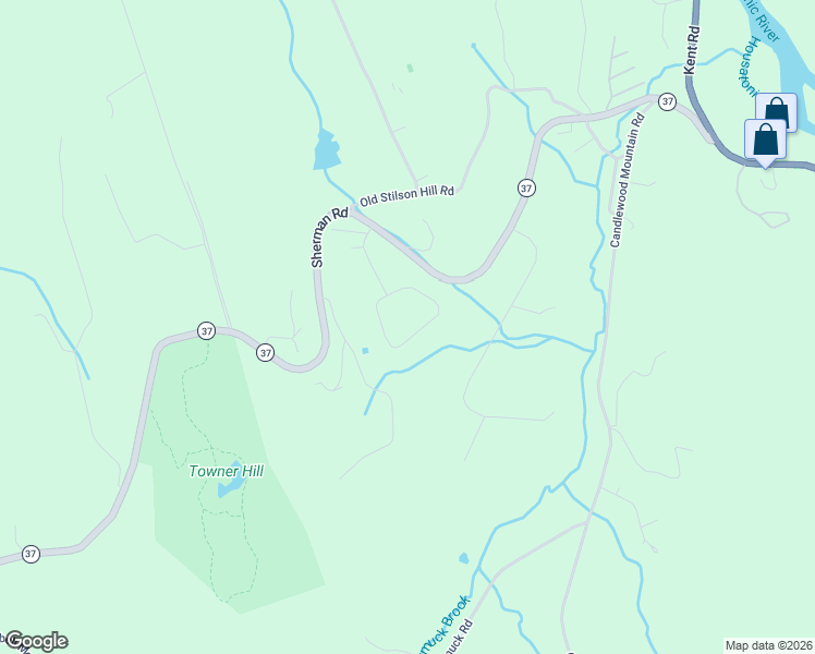 map of restaurants, bars, coffee shops, grocery stores, and more near 28 Jotham Road in New Milford