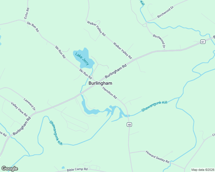 map of restaurants, bars, coffee shops, grocery stores, and more near 13 Hamilton Road in Burlingham