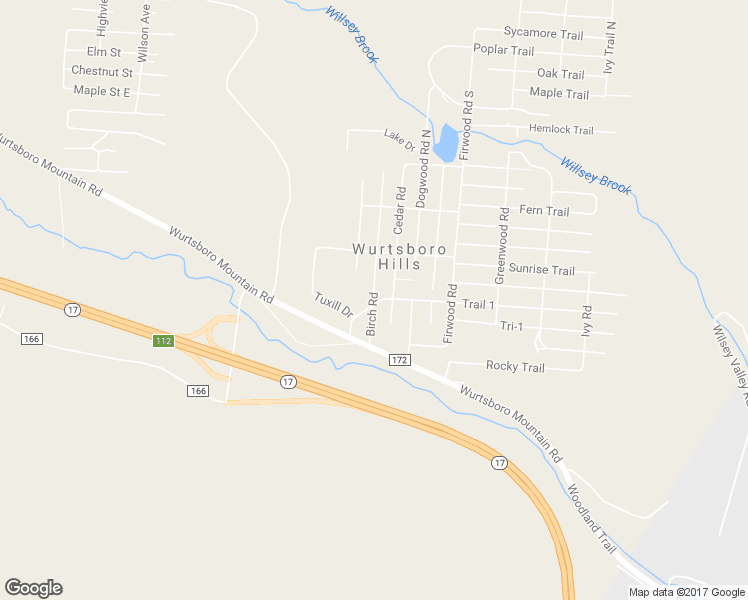 map of restaurants, bars, coffee shops, grocery stores, and more near 56 Birch Rd in Wurtsboro