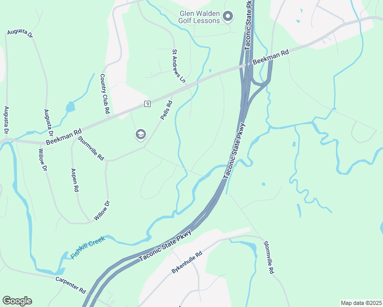 map of restaurants, bars, coffee shops, grocery stores, and more near 27 Pellbridge Drive in Hopewell Junction