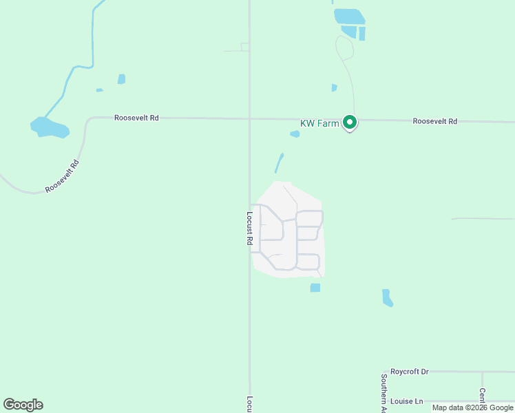 map of restaurants, bars, coffee shops, grocery stores, and more near 62430 Locust Road in South Bend