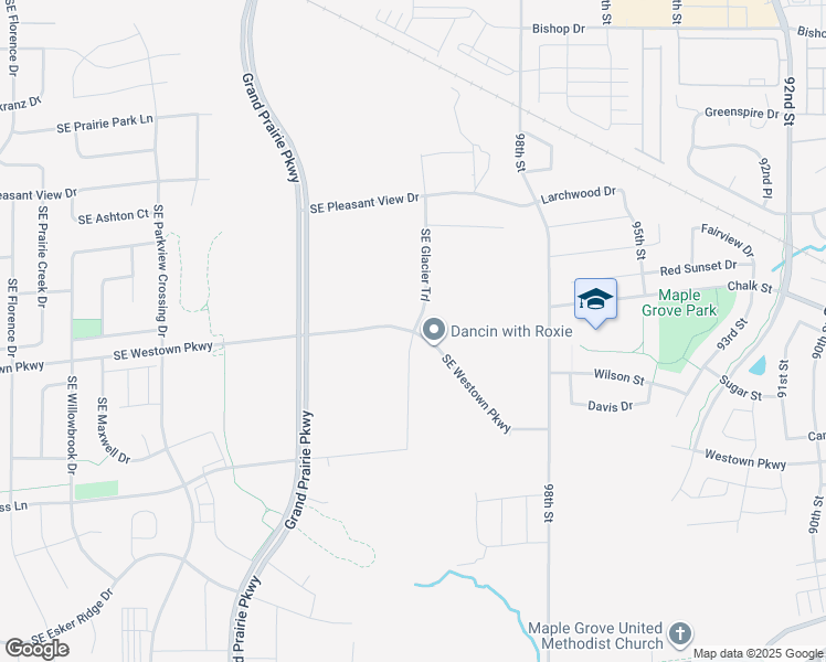 map of restaurants, bars, coffee shops, grocery stores, and more near Grand Prairie Parkway in Waukee
