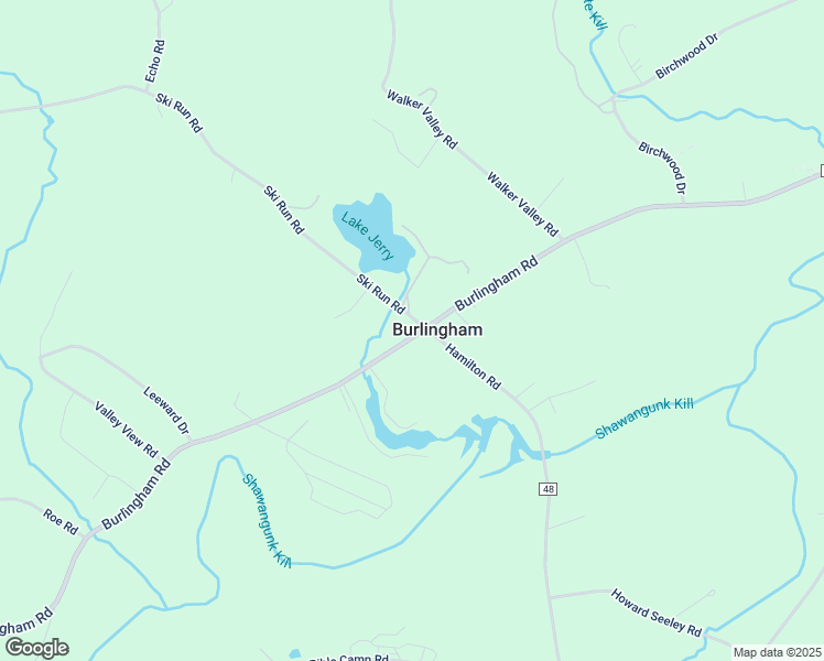 map of restaurants, bars, coffee shops, grocery stores, and more near 707 Burlingham Road in Pine Bush