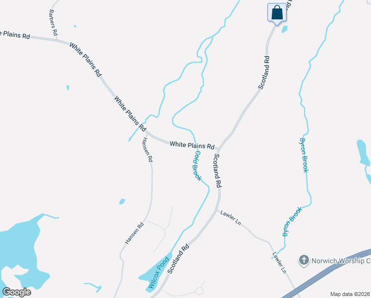 map of restaurants, bars, coffee shops, grocery stores, and more near 79R White Plains Road in Norwich