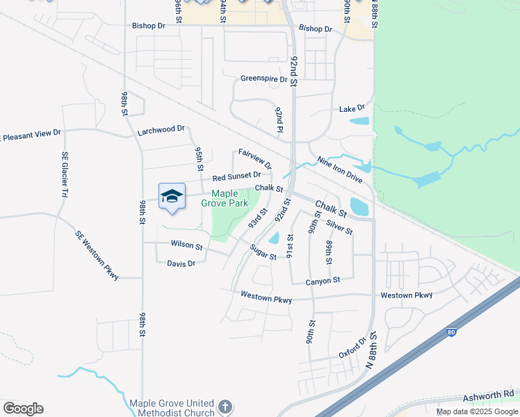map of restaurants, bars, coffee shops, grocery stores, and more near 1458 93rd Street in West Des Moines
