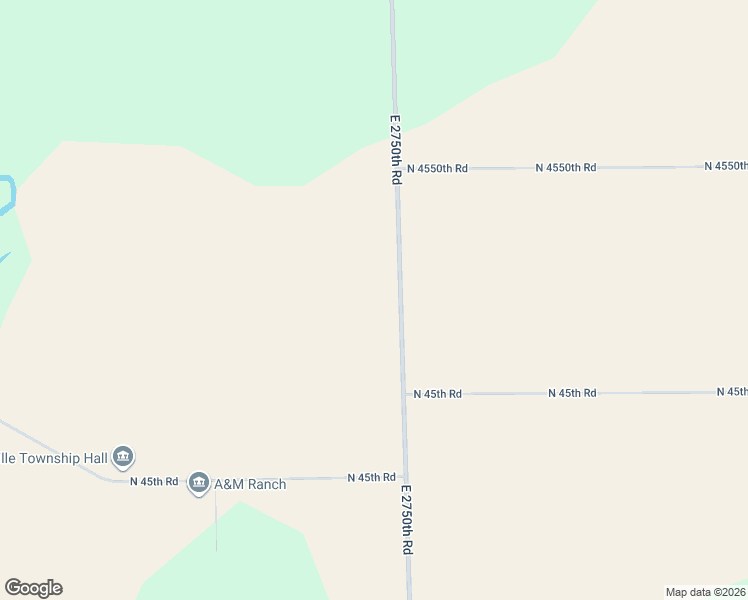 map of restaurants, bars, coffee shops, grocery stores, and more near 4519 East 2750th Road in Sandwich