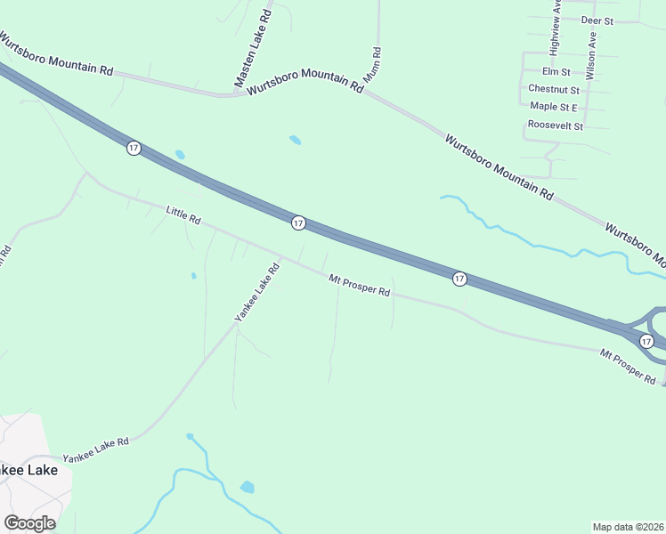 map of restaurants, bars, coffee shops, grocery stores, and more near 47 Florio Earl Road in Wurtsboro