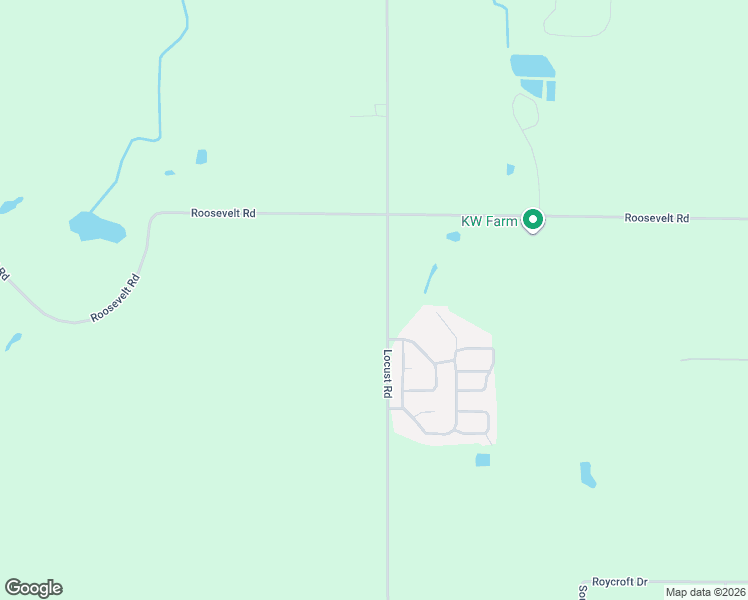 map of restaurants, bars, coffee shops, grocery stores, and more near 62197 Locust Road in South Bend