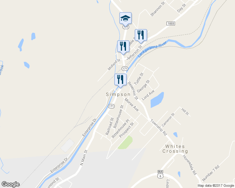 map of restaurants, bars, coffee shops, grocery stores, and more near 598 North Main Street in Carbondale