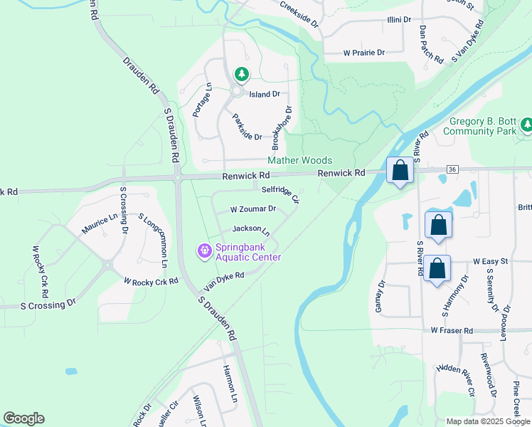 map of restaurants, bars, coffee shops, grocery stores, and more near 25123 West Zoumar Drive in Plainfield