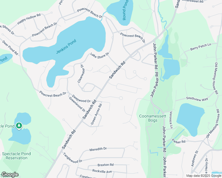 map of restaurants, bars, coffee shops, grocery stores, and more near 11 Grace Court in Falmouth