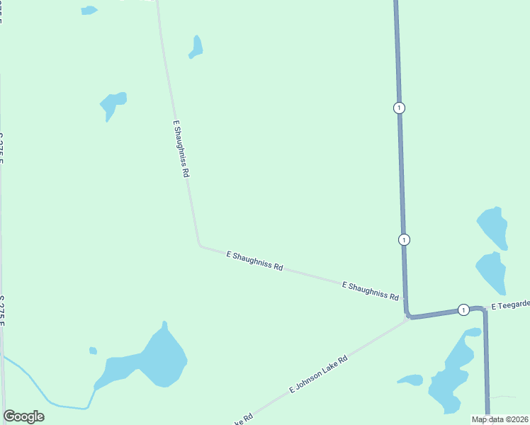 map of restaurants, bars, coffee shops, grocery stores, and more near 3378 East Shaughniss Road in Angola