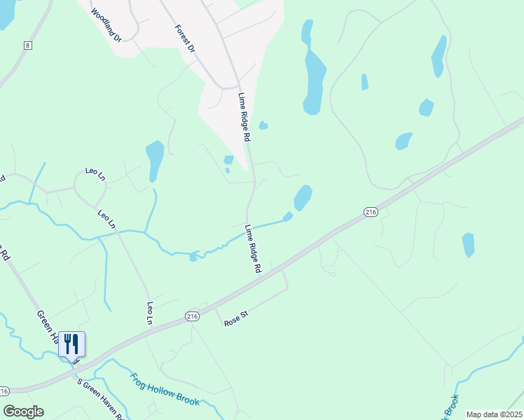 map of restaurants, bars, coffee shops, grocery stores, and more near 39 Lime Ridge Road in Poughquag