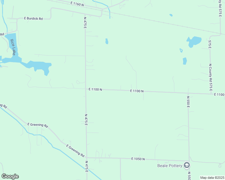 map of restaurants, bars, coffee shops, grocery stores, and more near 502 East 1100 North in Chesterton