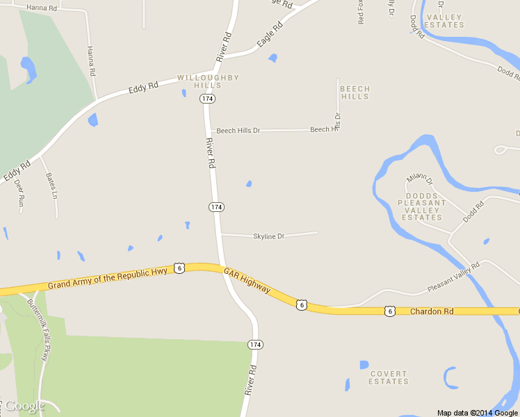 map of restaurants, bars, coffee shops, grocery stores, and more near 36805 Skyline Drive in Willoughby Hills