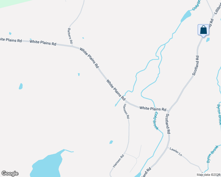map of restaurants, bars, coffee shops, grocery stores, and more near 61 White Plains Road in Norwich