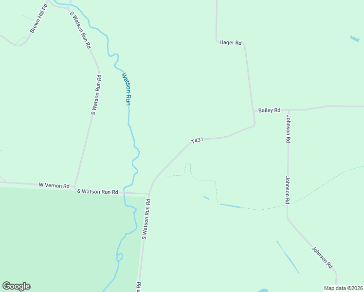 map of restaurants, bars, coffee shops, grocery stores, and more near 15836-16040 Bailey Road in Meadville