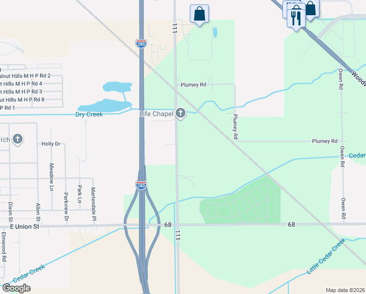 map of restaurants, bars, coffee shops, grocery stores, and more near 30348-30470 Lemoyne Rd in Walbridge