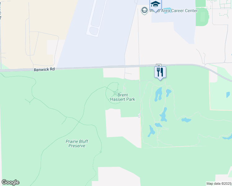 map of restaurants, bars, coffee shops, grocery stores, and more near 19623 Renwick Road in Crest Hill