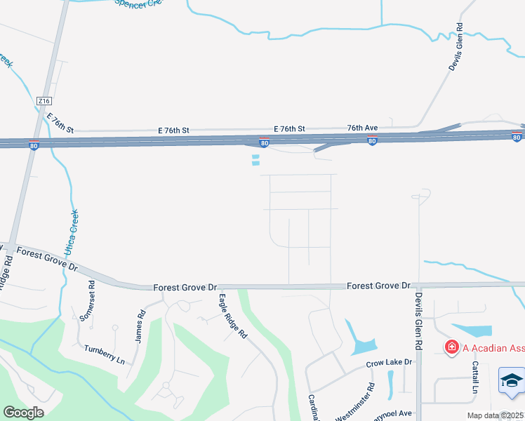 map of restaurants, bars, coffee shops, grocery stores, and more near 7174 Grove Crossing in Bettendorf