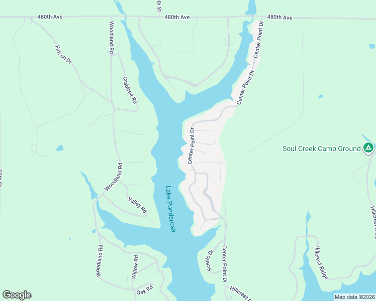 map of restaurants, bars, coffee shops, grocery stores, and more near 242 Center Point Drive in Montezuma