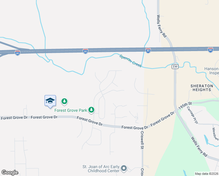 map of restaurants, bars, coffee shops, grocery stores, and more near 7085 Alvie Lane in Bettendorf