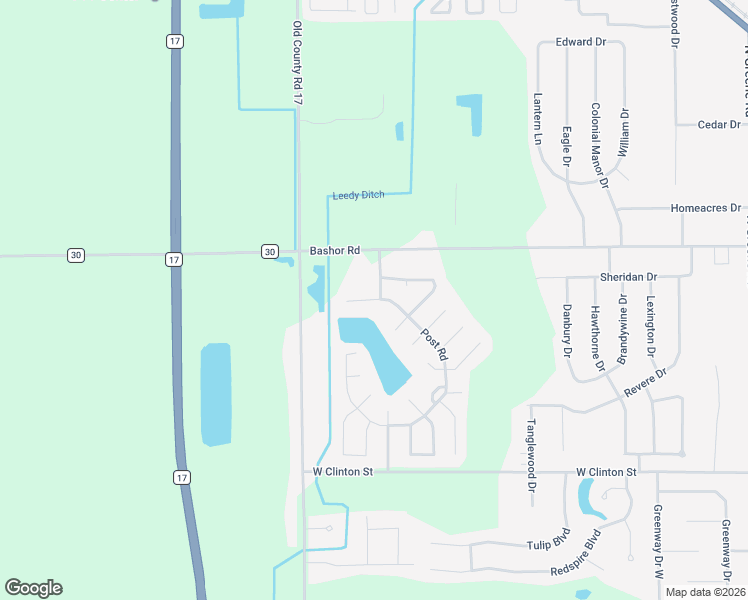 map of restaurants, bars, coffee shops, grocery stores, and more near 63 Roxbury Park in Goshen