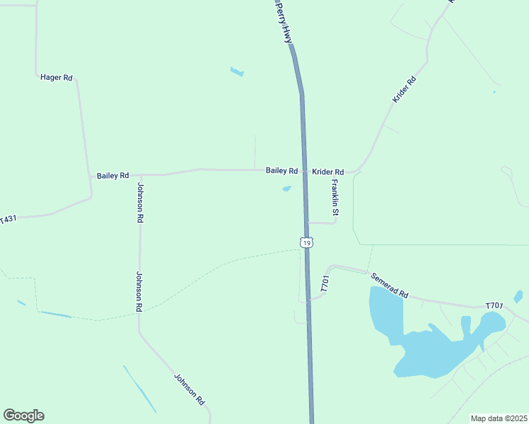 map of restaurants, bars, coffee shops, grocery stores, and more near 9319 Perry Highway in Meadville