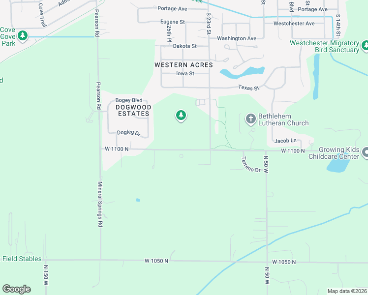 map of restaurants, bars, coffee shops, grocery stores, and more near 23RD Crest Drive in Chesterton
