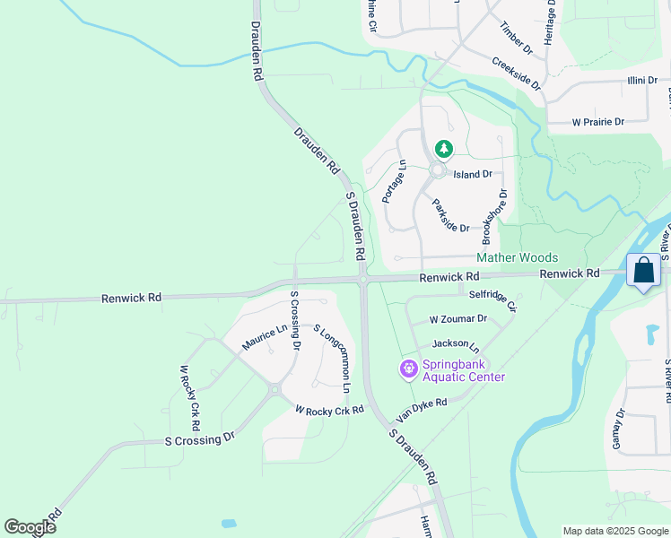 map of restaurants, bars, coffee shops, grocery stores, and more near 15723 Cove Circle in Plainfield