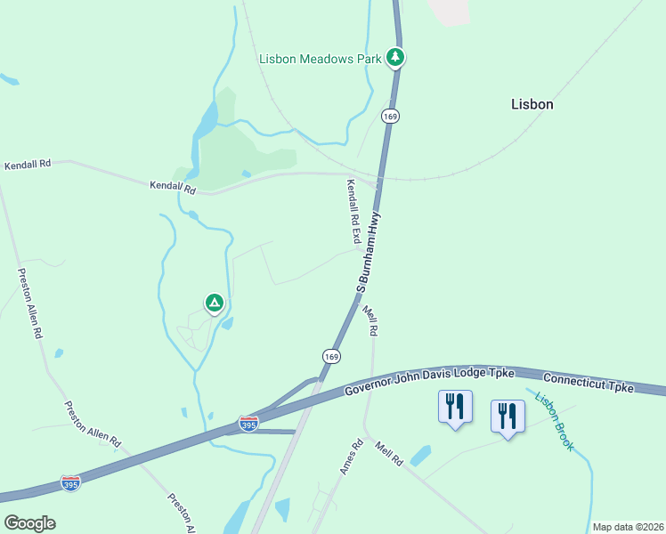 map of restaurants, bars, coffee shops, grocery stores, and more near 15 Strnad Road in Lisbon