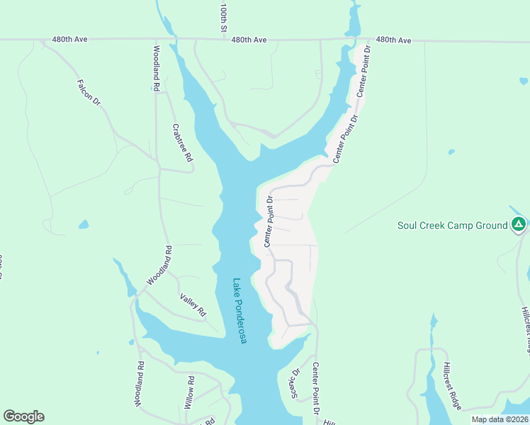 map of restaurants, bars, coffee shops, grocery stores, and more near 242 Center Point Drive in Montezuma