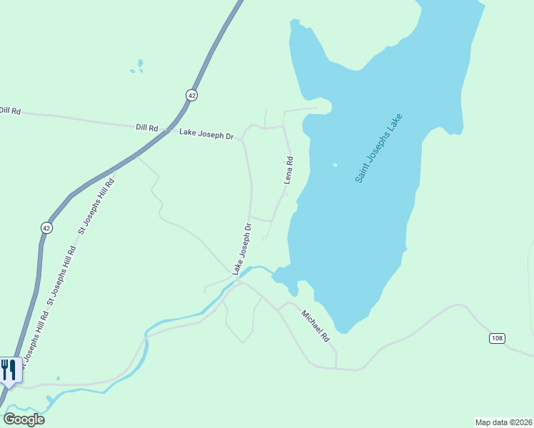 map of restaurants, bars, coffee shops, grocery stores, and more near 21 Lena Road in Forestburgh