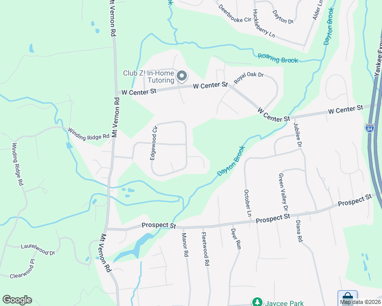 map of restaurants, bars, coffee shops, grocery stores, and more near 188 Edgewood Circle in Southington
