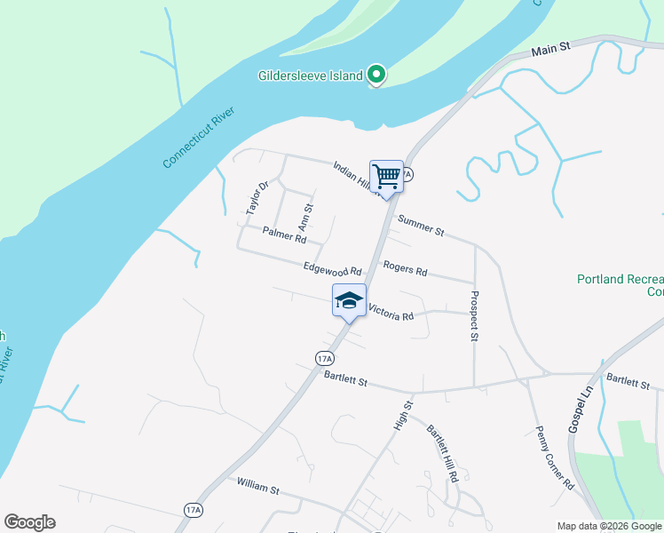 map of restaurants, bars, coffee shops, grocery stores, and more near 3 Hale Road in Portland