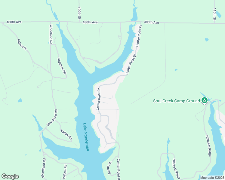 map of restaurants, bars, coffee shops, grocery stores, and more near 101-237 Center Point Drive in Montezuma