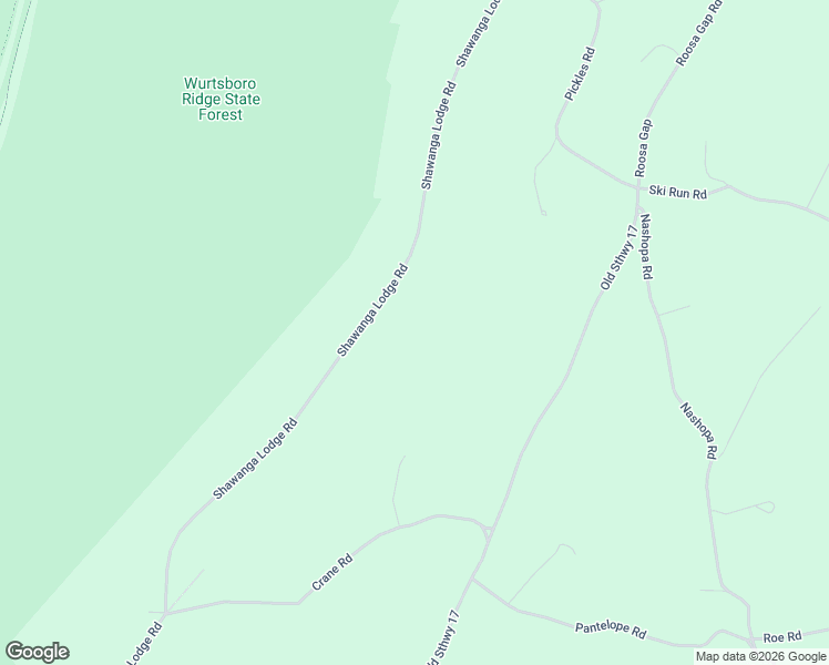 map of restaurants, bars, coffee shops, grocery stores, and more near 151 Shawanga Lodge Road in Bloomingburg