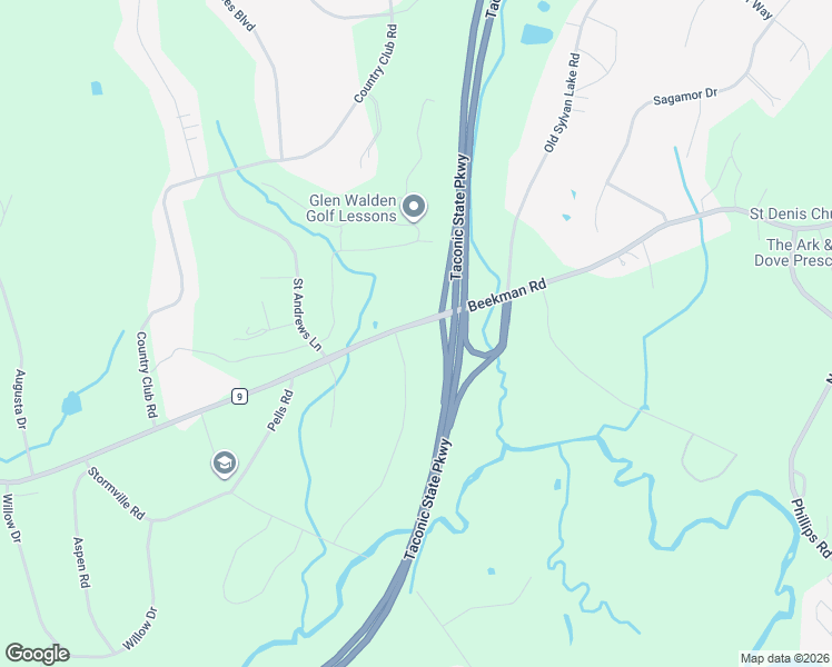 map of restaurants, bars, coffee shops, grocery stores, and more near 2 Pellbridge Drive in Hopewell Junction
