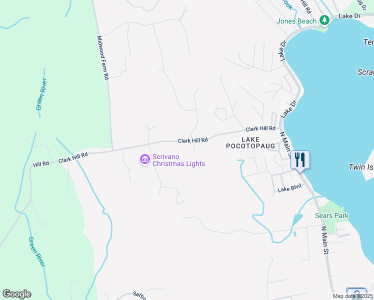 map of restaurants, bars, coffee shops, grocery stores, and more near 3 Tiffany Court in East Hampton