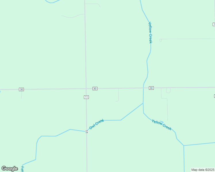 map of restaurants, bars, coffee shops, grocery stores, and more near 24843 County Road 30 in Goshen