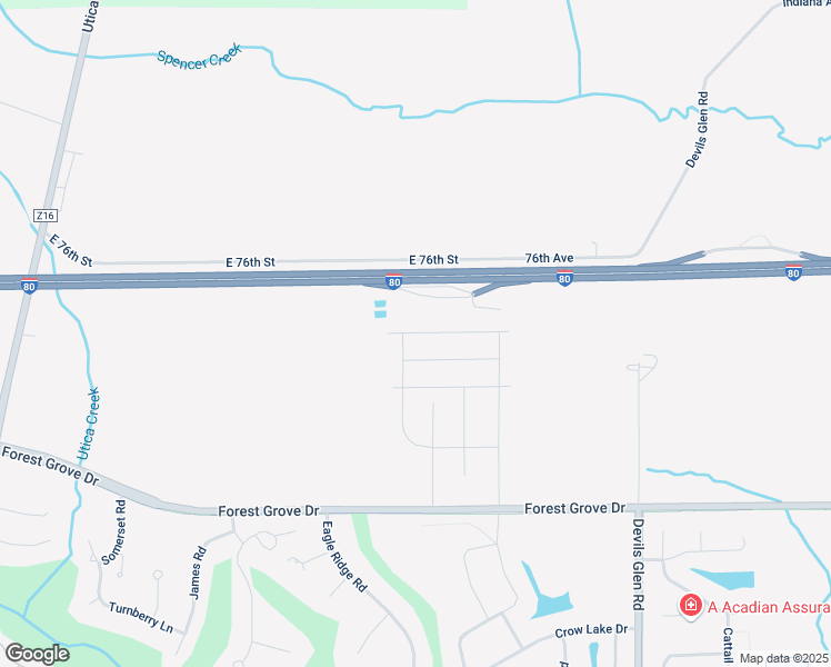 map of restaurants, bars, coffee shops, grocery stores, and more near Orchard Lane in Bettendorf