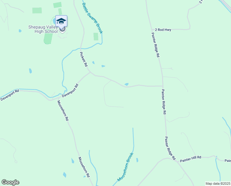 map of restaurants, bars, coffee shops, grocery stores, and more near 135 Davenport Road in Roxbury