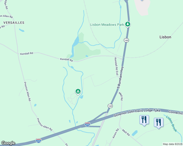 map of restaurants, bars, coffee shops, grocery stores, and more near 19 Kenyon Road in Lisbon