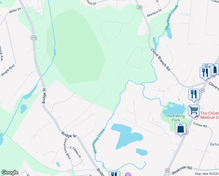 map of restaurants, bars, coffee shops, grocery stores, and more near 50 Purse Lane in Hopewell Junction