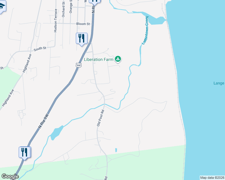 map of restaurants, bars, coffee shops, grocery stores, and more near 188 Poppy Lane in Marlboro