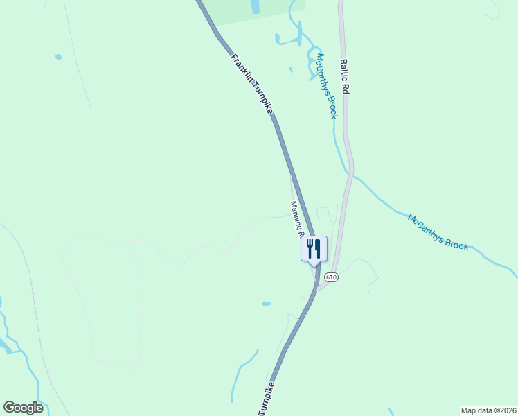 map of restaurants, bars, coffee shops, grocery stores, and more near 15 Manning Road in Franklin